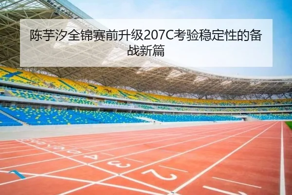 陈芋汐全锦赛前升级207C考验稳定性的备战新篇
